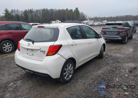 2016 Toyota Yaris Le z USA, uszkodzony, nr VIN VNKKTUD31GA059260